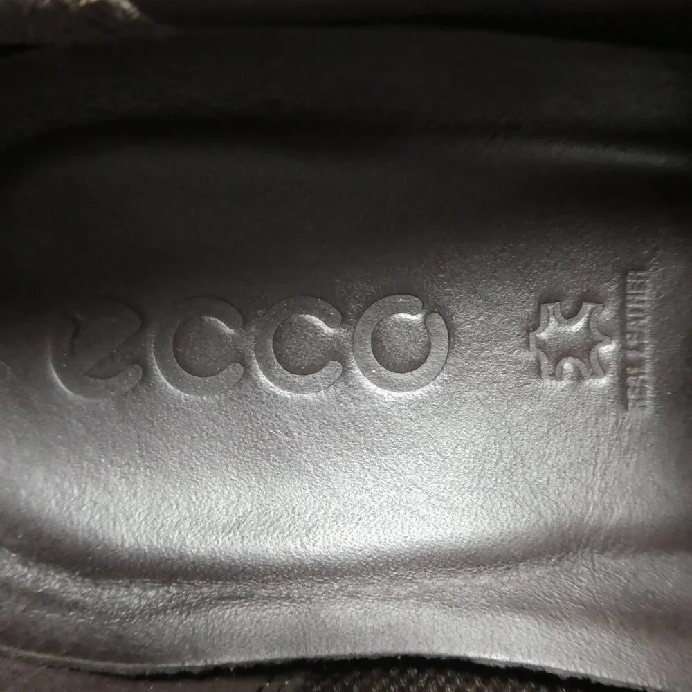 Ecco Melbourne Brown Leather‎ Penny Loafers Mens10